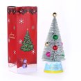 thumbnail image 4 of XYAIYT Tree Mini Prelit Christmas Decorations Christmas Ornaments for Kitchen Tabletop and Office Desk Dresser Shelf Window Sill Countertop Side Table Coffee Table Festive Holiday 9 in, 4 of 8