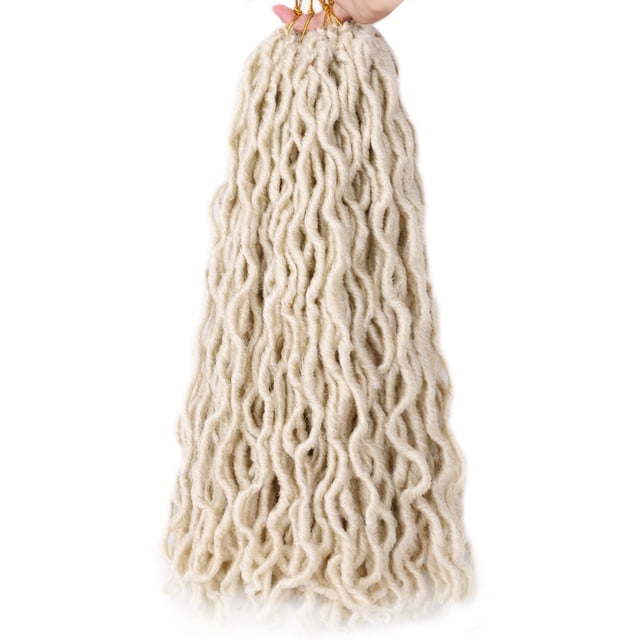 TFixol Gypsy Locs Synthetic Wig, 18-Inch Length, 24 Strands, Lightweight & Natural Look, Color #613, Easy to Style & Install, Perfect for Cosplay or Daily Wear