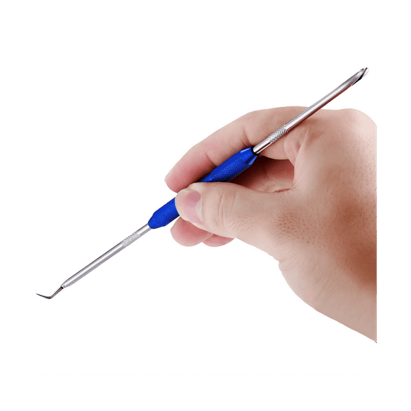 Double Pointed Scriber, Metal Scribe Tool and Pick Tool Set Straight 45 Degree 90 Degree Tip Marking Tool 4 Pieces