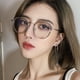 thumbnail image 4 of Montura de gafas anti luz azul poligonal para estudiantes femeninas con miopía, gafas con acabado, gafas versátiles, 4 of 5