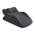 thumbnail image 3 of Almohada para piernas y rodillas, almohada para pies, almohada para elevar piernas, almohadilla para la espalda, almohada de espuma viscoelástica, Gris oscuro, 3 of 8