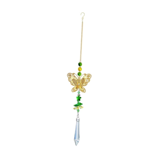 Colgante de carillón de viento para decoración de jardín, resistente, multifuncional, hecho a mano. Mariposas