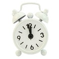 thumbnail image 2 of SPRING PARK Mini Cute Non-Ticking Vintage Retro Analog Twin Bell Alarm Clock for Kids with Backlight,Battery Operated,Loud Alarm Clock for Heavy Sleepers, 2 of 2