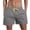 Grey, variant on Men's Swim Trunks 9 Inch Lightweight Palm Tree Print Quick Dry 4th Of July Swim Trunks with Pockets Anti-Chafe Mens Summer Clothes