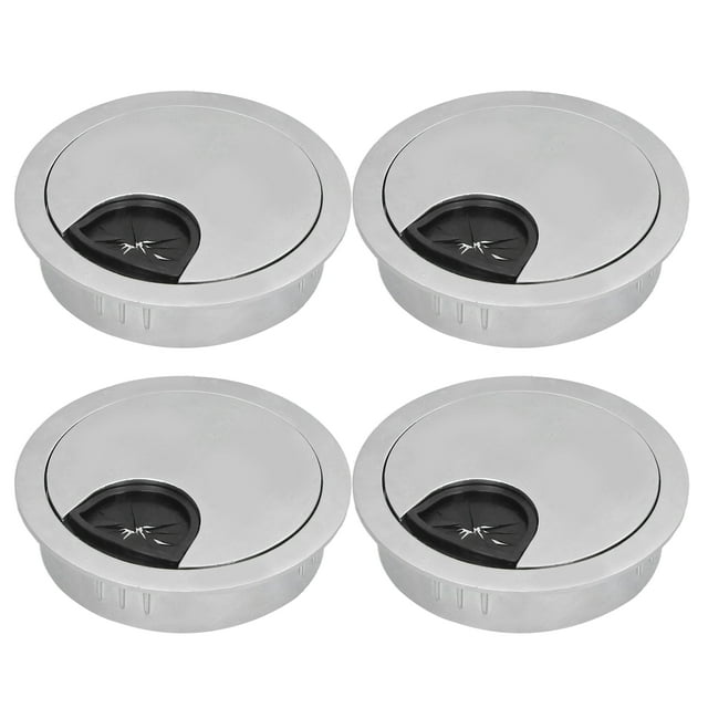 Wire Grommets, Durable Easy To Install, Non-slip Cable Grommets, Computer Desk For Office Table 53 Brushed