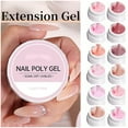 thumbnail image 2 of Builder Gel for Nails, 3 Colours, Builder Gel for Gel Nails, Pink, UV Nail Gel Set for Nail Extension, Modelling Nail Art Base Reinforcement, Nail Polish for Nails DIY, 2 of 5