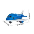 thumbnail image 3 of MERILER Multifunctional Aircraft Storage Track Car Toy - Realistic Modeling Airplane with Small Cars, Road Signs & Accessories for Kids, Durable & Interactive Family Play Set, 3 of 6