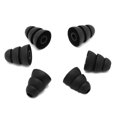 thumbnail image 1 of 3 Pairs 6 PCS Three Layer Silicone In-Ear Earphone Covers Cap Replacement Earbud Bud Tips Earbuds eartips Earplug Ear Pads Cushion Random Color & Size, 1 of 7
