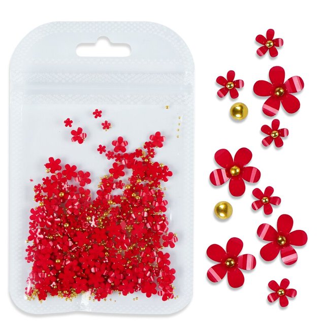 4,5g flor acrílica decoración de uñas tamaño mixto diamantes de imitación blancos plata gema herramienta de manicura accesorios para diseño de uñas DIY Tan Jianjun unisex