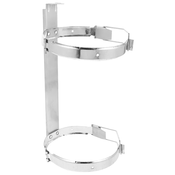 COMPUKAS Fire Extinguisher Bracket Iron Fire Extinguishers Holder Silver 1Pack