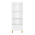 thumbnail image 5 of Sesslife 4-Tier Kids Bookshelf for Kids Room, Wooden Kids Toy Storage Organizer, Multi-functional Cute Nursery Book Shelves and Toy Storage with Display Stand for Boys Girls, White, 5 of 10