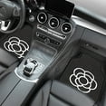 thumbnail image 2 of Trayknick Tapis de Sol de Voiture Lignes de Fleurs Exquises PVC Tapis de Sol avant Robuste pour Véhicules, 2 of 13
