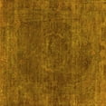 thumbnail image 1 of Ahgly Company Indoor Square Oriental Yellow Industrial Area Rugs, 7' Square, 1 of 4