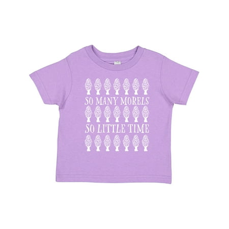 

Inktastic So Many Morels So Little Time- Mushroom Hunting Boys or Girls Toddler T-Shirt