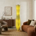 thumbnail image 6 of Eangee Home Design Flowerbud Giant Floor Lamp, Shade Made Of Cocoa Leaves, 13x13x72 Inches, 6 of 7