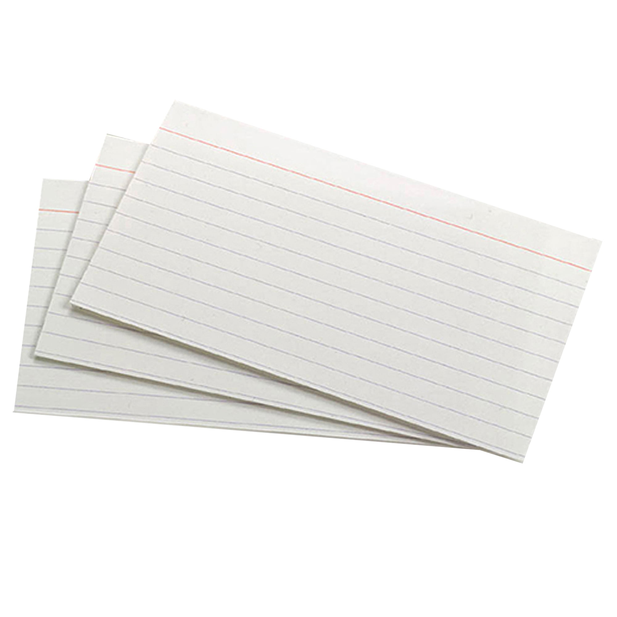 Oxford White Commercial Index Cards, 3" x 5", Ruled, 1000 Per Pack, 2 Packs