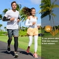 thumbnail image 3 of 1 Uds. Protector solar blanco de seda helada para exteriores para verano, protectores para piernas para ciclismo, baloncesto, correr, deportes, rodilleras frías, 3 of 5