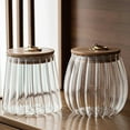 thumbnail image 4 of Glass Sealed Storage Jars,Clear Storage Containers With Airtight Bamboo Lid, 4 of 6