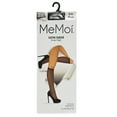 thumbnail image 3 of MeMoi Women's 2 Pair Pack Satin Sheer Knee Highs - Womens - Female, 9-11, Black, 3 of 11