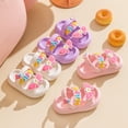 thumbnail image 4 of Bonitas sandalias y pantuflas de verano para niñas, antideslizantes, de suela suave, para playa, de dos vías para bebés, 4 of 5