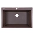 thumbnail image 6 of Nantucket Sinks PR3322-DM-BR Dual-mount Granite Composite Sink in Brown, 6 of 7