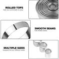 thumbnail image 3 of 12 Piece Mini Round Cookie Cutter Set Stainless Steel Circle Cookie Cutters Ring Scone Cutter For Pastry Donut Baking DIY Cake, 3 of 5