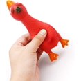 thumbnail image 4 of 3 juguetes chirriantes para perros, juguetes pequeños de pollo chillón, de 16.7 cm de largo, de goma suave, para masticar molares, para cachorros pequeños y medianos., 4 of 5
