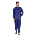thumbnail image 1 of Inkmeso SolidNightwearSet For Men's Short Sleeve Pjs Loungewear Sets Soft Cotton Designer Sleepwear, 1 of 7