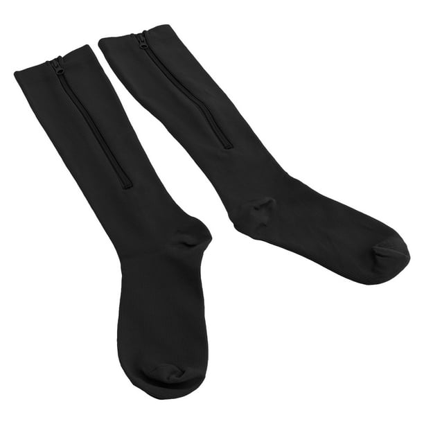Hg Zipper Compression Socks,1 Pair 15‑20mmHg Closed Closed Toe Zipper  Compression Socks Zipper Compression Socksfor Women Time-Tested Durability  