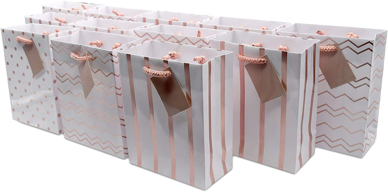 Wollmix 24-Pack Pink Halloween Gift Bags - Cute Ghost & Pumpkin Treat Bags With Handles, 6x3x8 Inch, Party Favor Supplies - View #4