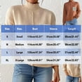 thumbnail image 3 of Women's Lightweight Oversized Knit Pullover Crewneck Long Sleeve Casual Sweater Top for Fall Travel Outfits Coffee M, 3 of 6