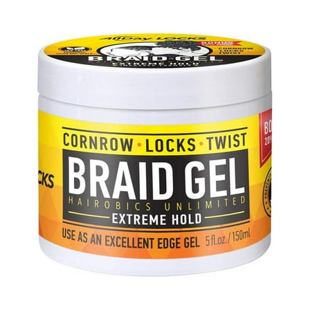 All Day Locks & Braid Gel Extreme Hold 5oz * BEAUTY TALK LA *
