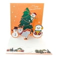 thumbnail image 1 of Agiferg Christmas Greeting Card Creative New Three Dimensional Small Card Blessing Birthday New Year Mini Small Cute Cartoon Students, 1 of 1