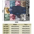 thumbnail image 3 of Blanket Sebastian Actors Stan Throw Flannel Blankets Warm Soft Cozy Fuzzy Air Conditioning Blanket for Living Room Sofa Bed Gift Blankets for All Seasons40"x30", 3 of 5