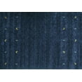 thumbnail image 1 of Ahgly Company Machine Washable Indoor Rectangle Abstract Turquoise Blue Contemporary Area Rugs, 5' x 7', 1 of 4