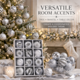 thumbnail image 2 of 12Pcs Christmas Ball Ornaments 2.36in Shatterproof Painted Xmas Tree Balls Pre Strung Hanging Decor for Home Mantel Holiday Party Decoration, 2 of 5