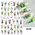 thumbnail image 4 of Evil Eye Snake Heart Nail Art Stickers, 3D Self Adhesive Flame Cute Animal Nail Art Decals Nail Decoration Accessories For Nail Art DIY, 4 of 5