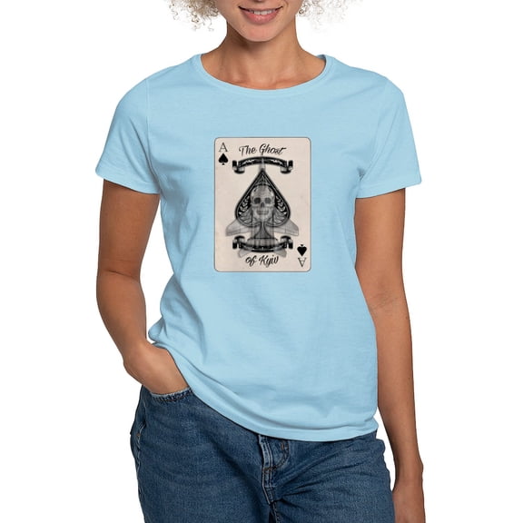 CafePress - The Ghost Of Kyiv Ace Of Spades Pro Ukra T Shirt - Women's Classic T-Shirt