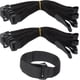 thumbnail image 1 of Hook And Loop Straps Nylon Cable Ties Organizer Fastener, 30 Cm X 2.5 Cm, (20pcs, Black), 1 of 5