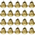 thumbnail image 1 of DIY Craft Project Essential, Handmade Vintage Brass Tone Jingle Bells With Convenient Rope Insertion, 1 of 5