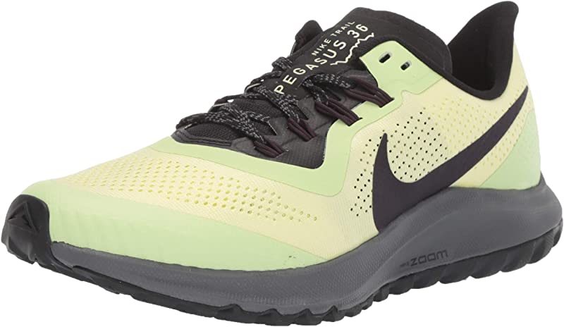 Nike Women's Air Zoom Pegasus 36 Trail Shoes, Green/Burgundy, 11 B(M) US - image 1 of 4