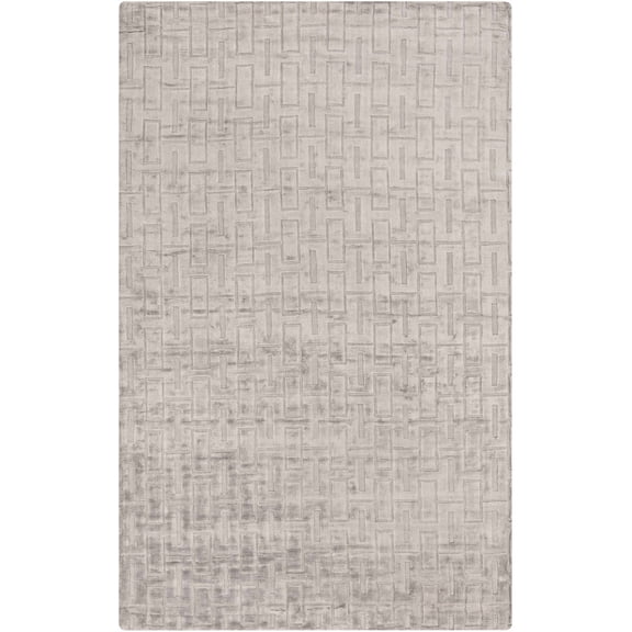 BoutiqueRugs Voca Solid & Striped Area Rug - Lavender - 2' x 3'