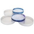 thumbnail image 4 of Paquete de 5 moldes de Silicona shaofei para posavasos redondos grandes 8 cm blanco transparente, 4 of 5