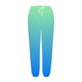 thumbnail image 4 of Olyvenn Deals Womens Gradient Sweatpants Loose Lounge Trousers With Pockets High Waist Pants Work Office Loose Trousers Full Length Pants for Women Trendy 2023 Light Blue 8, 4 of 4