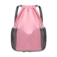 thumbnail image 1 of Bolsa de natación, bolsa de gimnasio, mochila portátil, resistente al agua, organizador con correa ajustable Rosa, 1 of 9