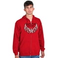 thumbnail image 5 of Country Strong Cute Angels Wings Star Zip Up Hoodie Men's Women's Brisco Brands M, 5 of 6