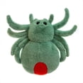 thumbnail image 1 of Simulación de Araña Saltarina Muñeca de Araña Gateando Muñeca Mascota Peluche Reptil Juguete de Peluche Súper Verde, 1 of 5
