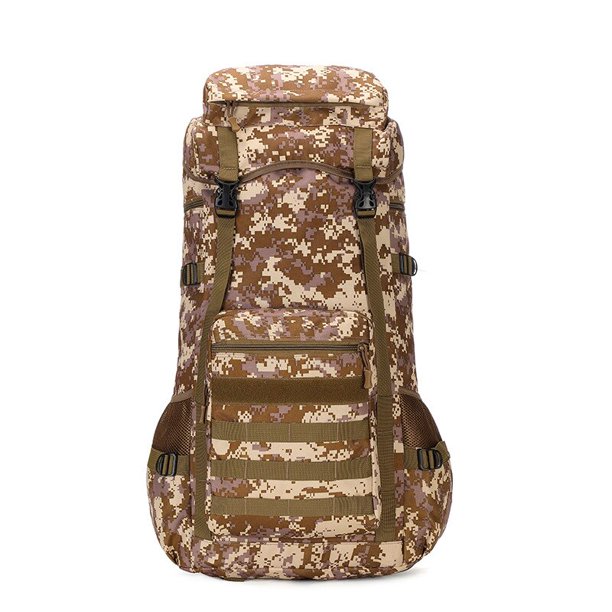 Mochila táctica de Montañismo para hombre, bolsa de viaje para exteriores, senderismo, Camping, escalada, doble hombro, 70L Fivean unisex