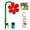 Red, variant on Crazy Daisy Sprinkler Crazy Dancing Flower Water Sprinklers Funny 360° Rotating Sun Flower Dancing Daisy Lawn Sprinkler for Yard Watering Dogs Kids Playing (Red)
