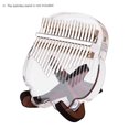 thumbnail image 3 of Labymos Muslady 17-Key Kalimba Thumb Piano Transparent Acrylic Material with Carry Bag Musical Note Stickers Tuning Hammer Cleaning Cloth Musical Gift, 3 of 8
